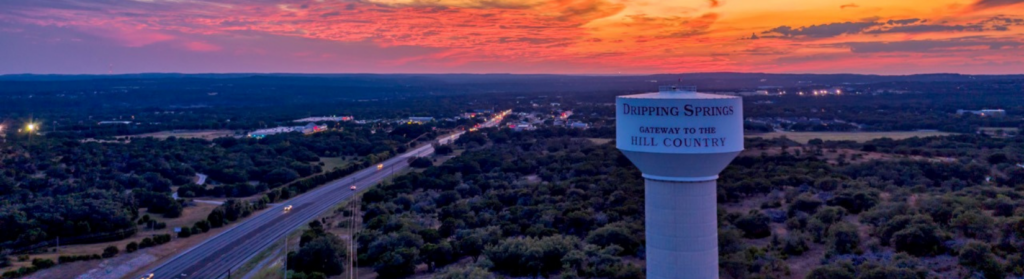 texas hill country sunset in dripping springs near austin
destination wedding in austin