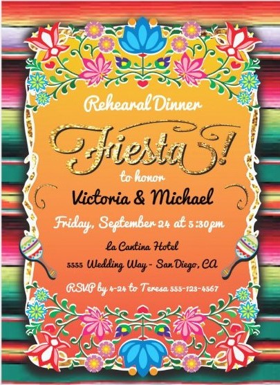 Cute Fiesta themed invitation, perfect for rehearsal dinners in the Austin, Dripping Springs, and Hill Country areas with its strong Hispanic influence
wedding, venue, 