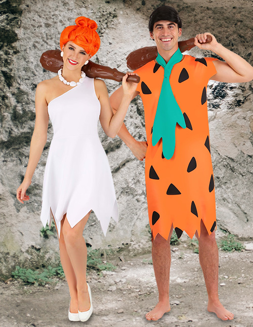 fred and wilma flintstone, austin, wedding venue, event venue, halloween, couples costume, halloween party