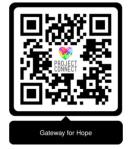 qr code to raise money for the Gateway Estates residents Austin Dripping springs charity fundraiser benefit austin venue dripping springs venue