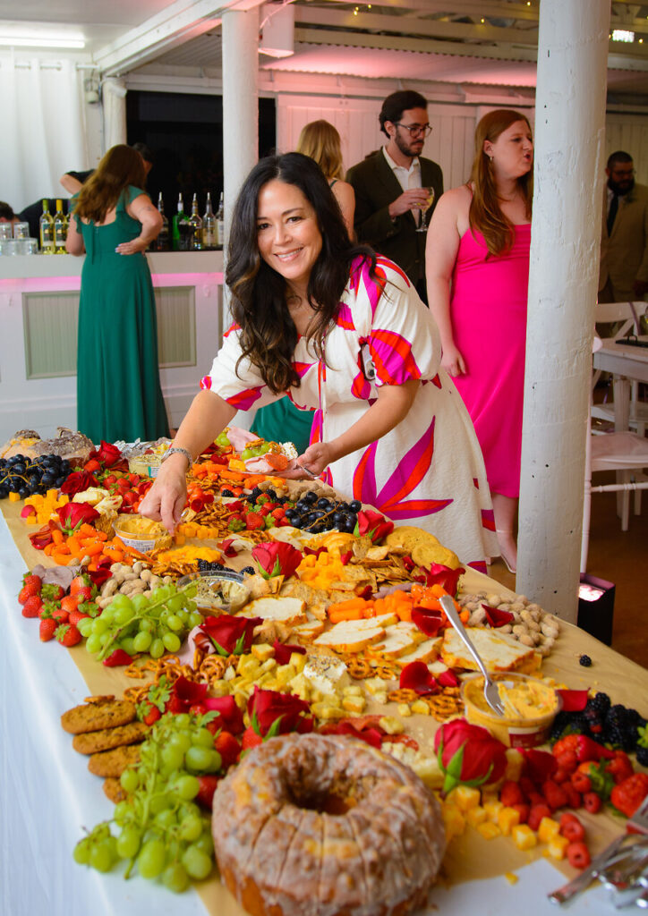 creating a charcuterie table, events by poppy co, melissa bridwell, austin wedding venue, dripping springs wedding venue, austin bride, austin weddings, rose haven, texas hill country