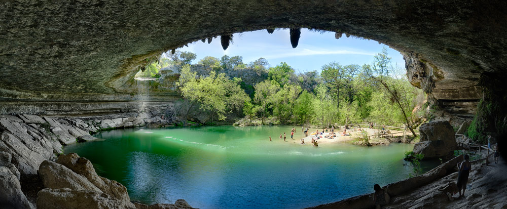 hamilton pool dripping springs texas, swimming hole, beautiful lake, cave, grotto, 