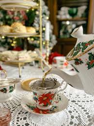 Christmas Tea with holiday inspired flavors at rose haven, austin tea room, afternoon tea austin, tea party, tea house, tea menu, scones, finger sandwiches